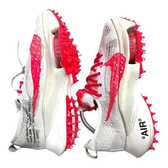 Nike ZoomX Vaporfly Next% 2 Mens Running Sneakers Shoes Size 8.5 White Red NEW